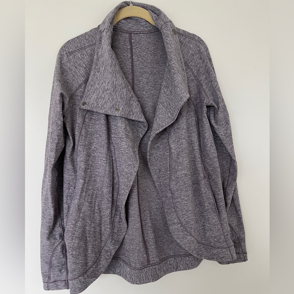 Women's Purple Heathered Jacket